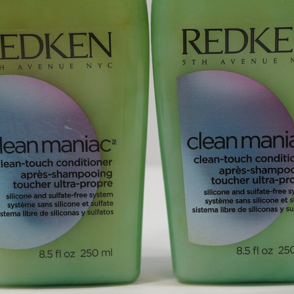 LOT OF 2 REDKEN CLEAN MANIAC CONDITIONER 8.5 OZ - Picture 3 of 3